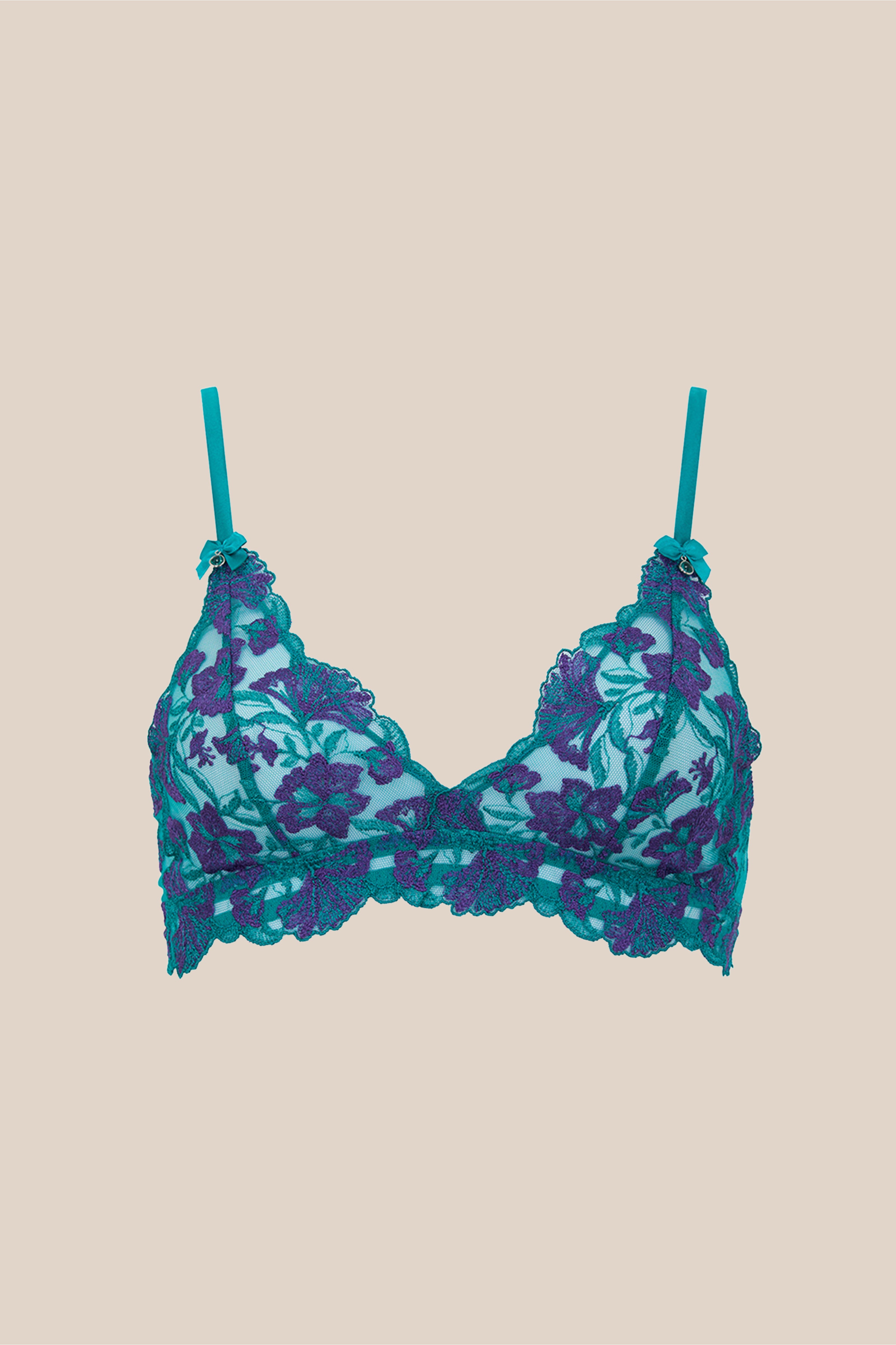 DAS VERZAUBERTE TEAL-BRALETTE