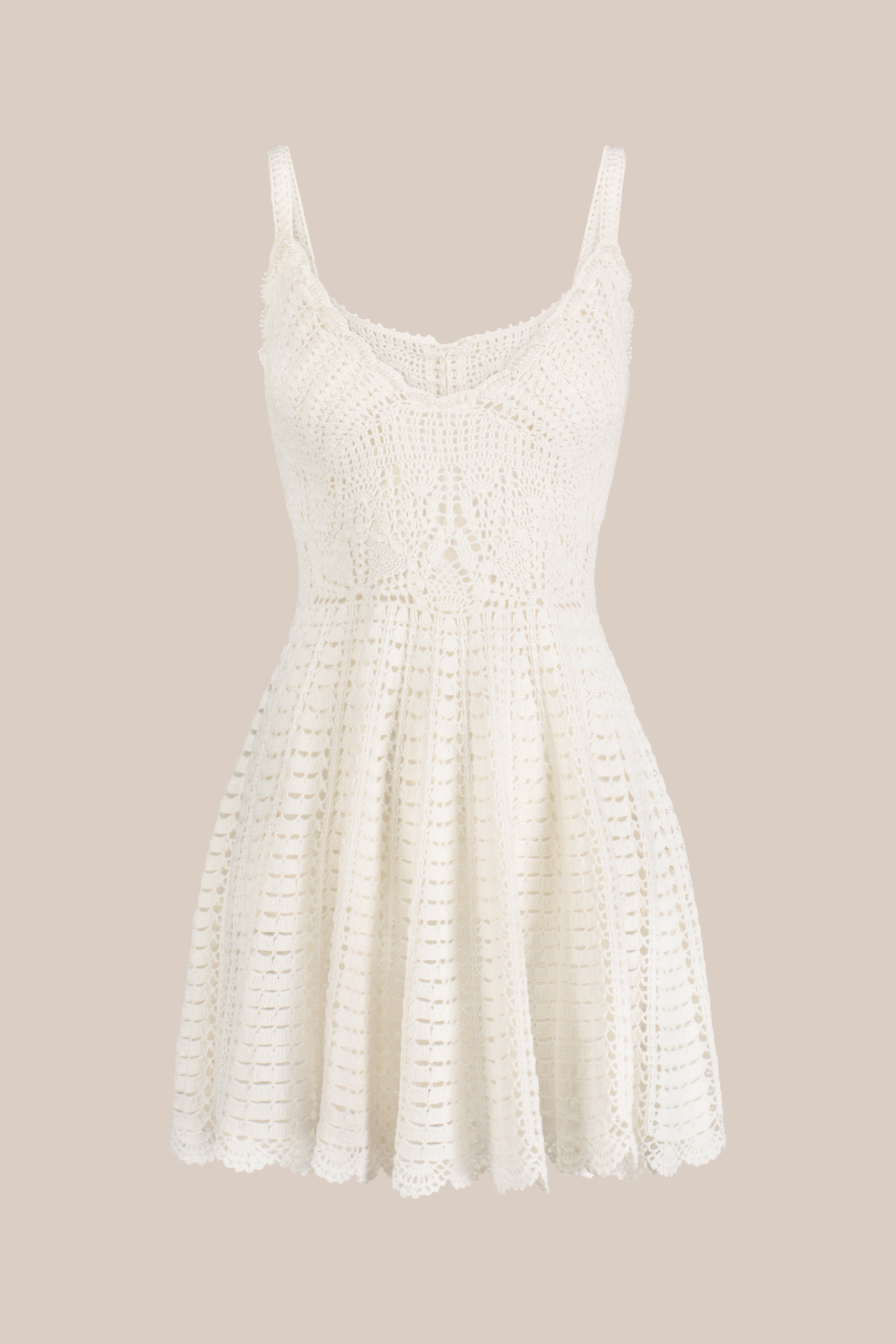 ISLA CROCHET MINI DRESS