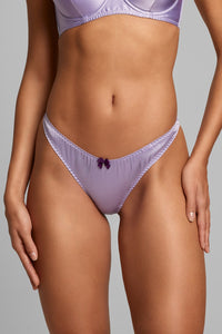 Woman wearing The Wisteria Thong front