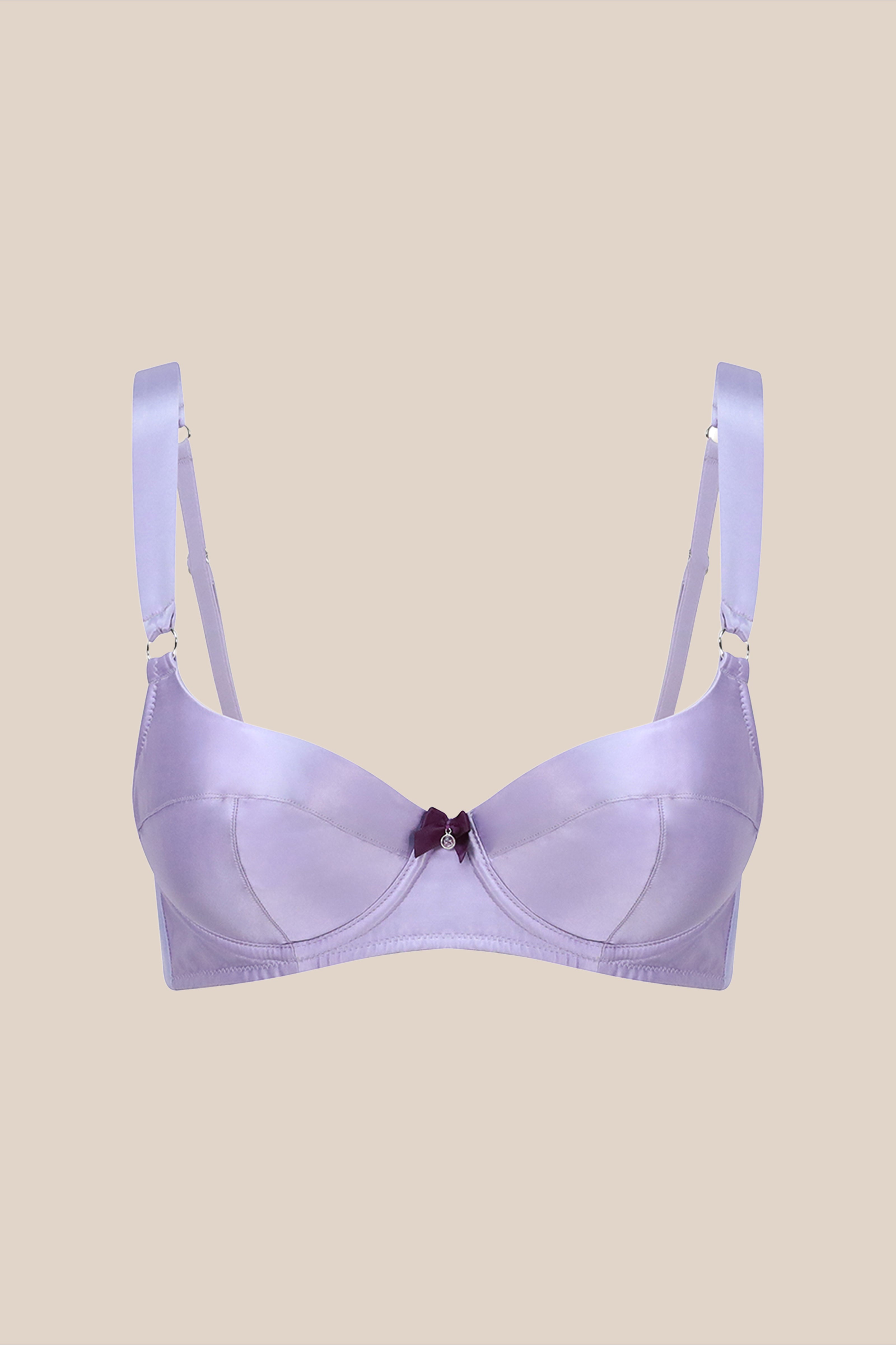 THE WISTERIA SILK BRA