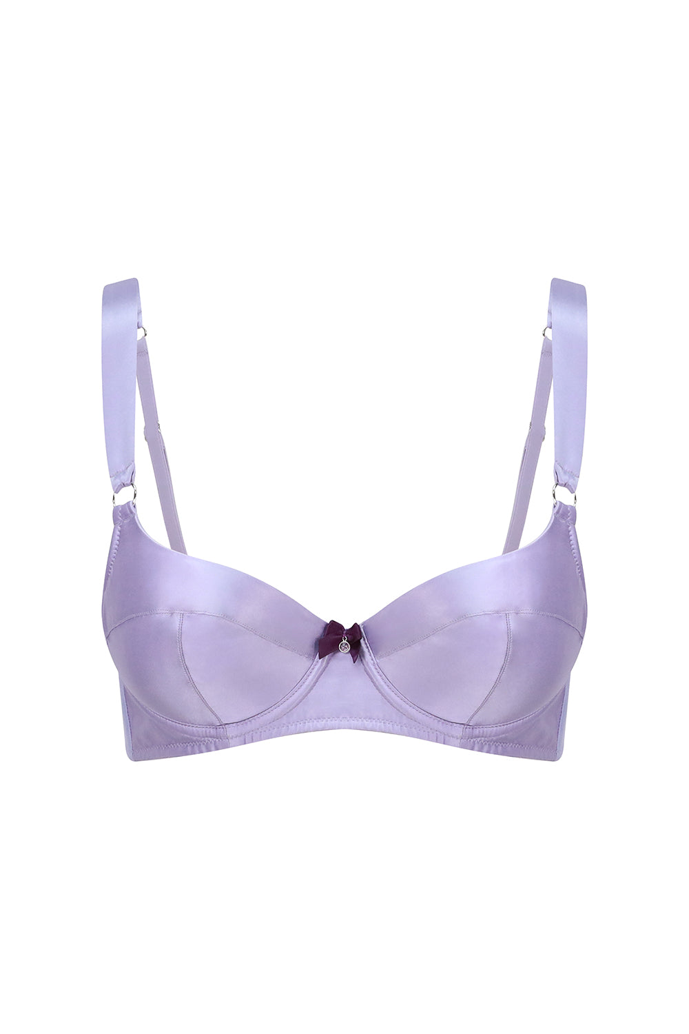 THE WISTERIA SILK BRA