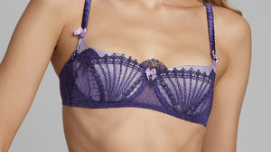 Close up of a woman wearing the Forget Me Not Bra